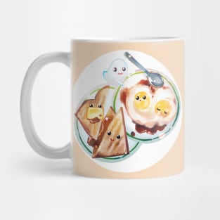 Bread and eggs Mug